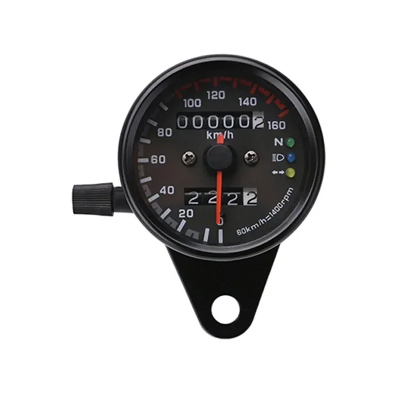 

Universal Backlight Indicator Odometer Gauge 12V Motorcycle Speedometer Moto Voltmeter Fuel Tachometer with LED Signal Light