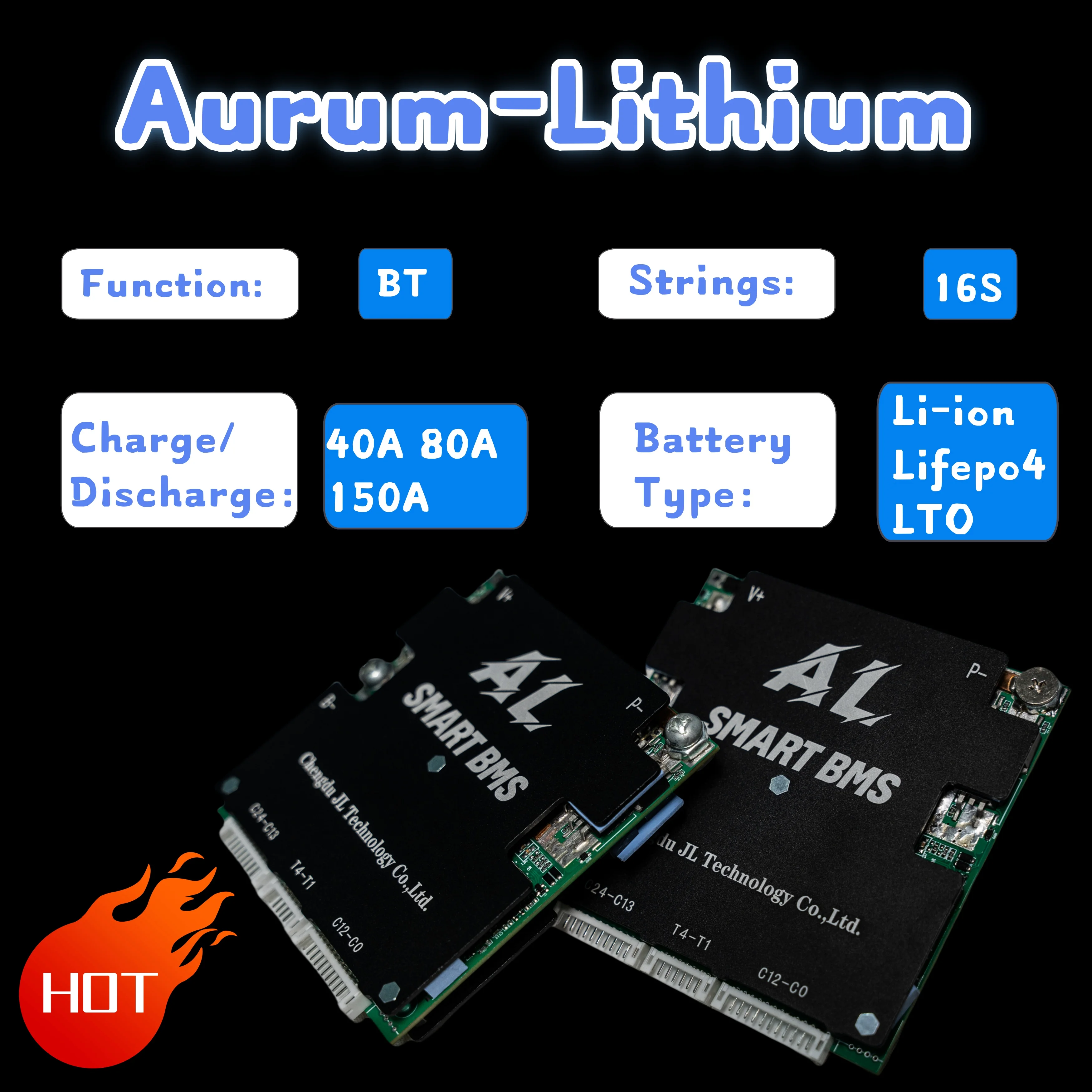 AL Smart BMS 	 16S 48V Lifepo4