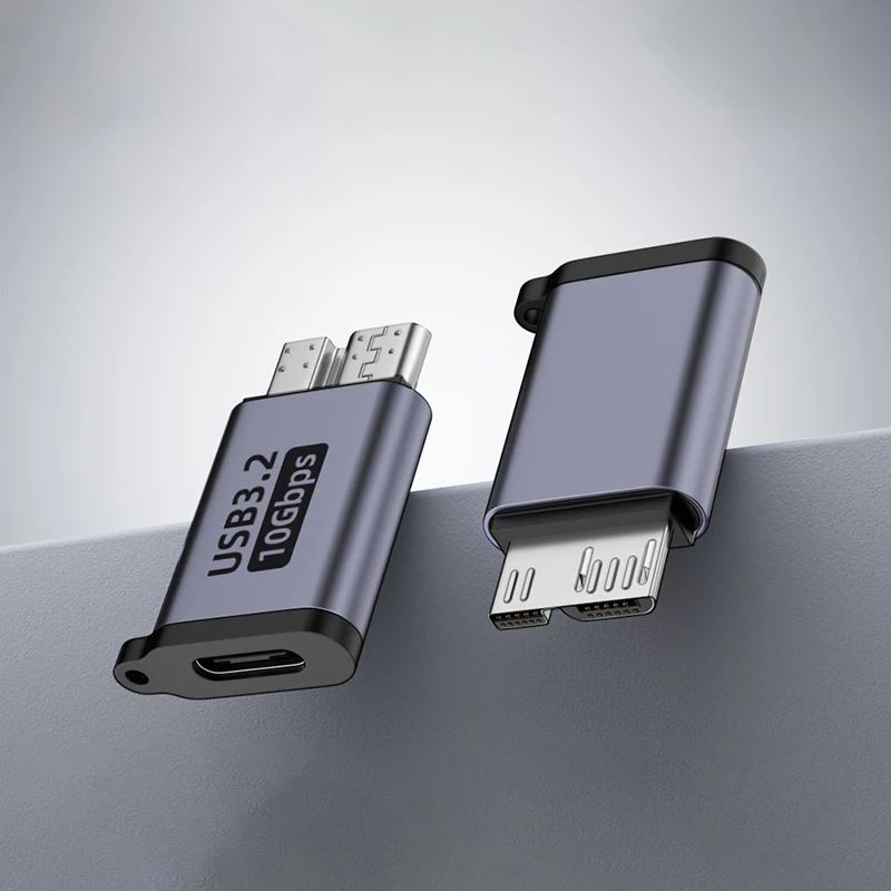 【USB A/C To Micro B 3.0 Adapter 10Gbps Super Speed Data Sync Converter For Macbook Pro Type C To Micro B Adapter】