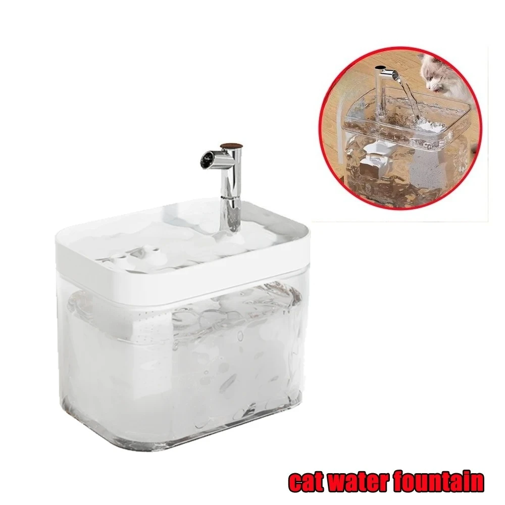 15L Fully Automatic Pet Water Dispenser USB or Plug in Smart Cat Water Dispenser Cat and Dog Water Dispenser