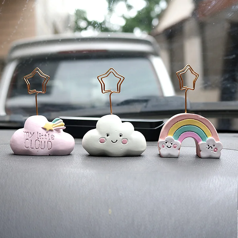 Car Decoration Nordic Style Home Resin Decoration Small Gifts Desktop Decoration Clip Student Gift Decoration