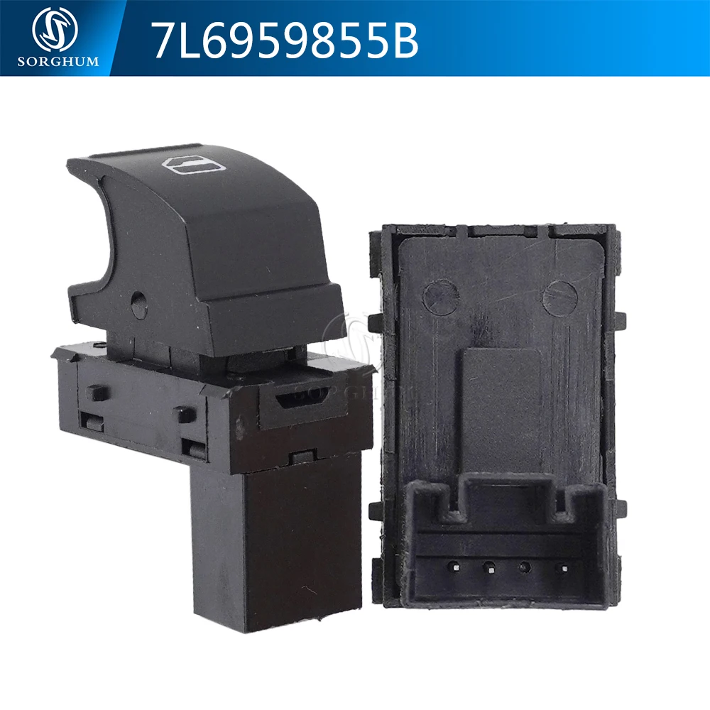 SORGHUM 5ND959857 1K4959857B Master Window Switch Single Button For VW Jetta Golf GTI MK5 MK6 Passat B6 B7 CC Touran Tiguan Seat