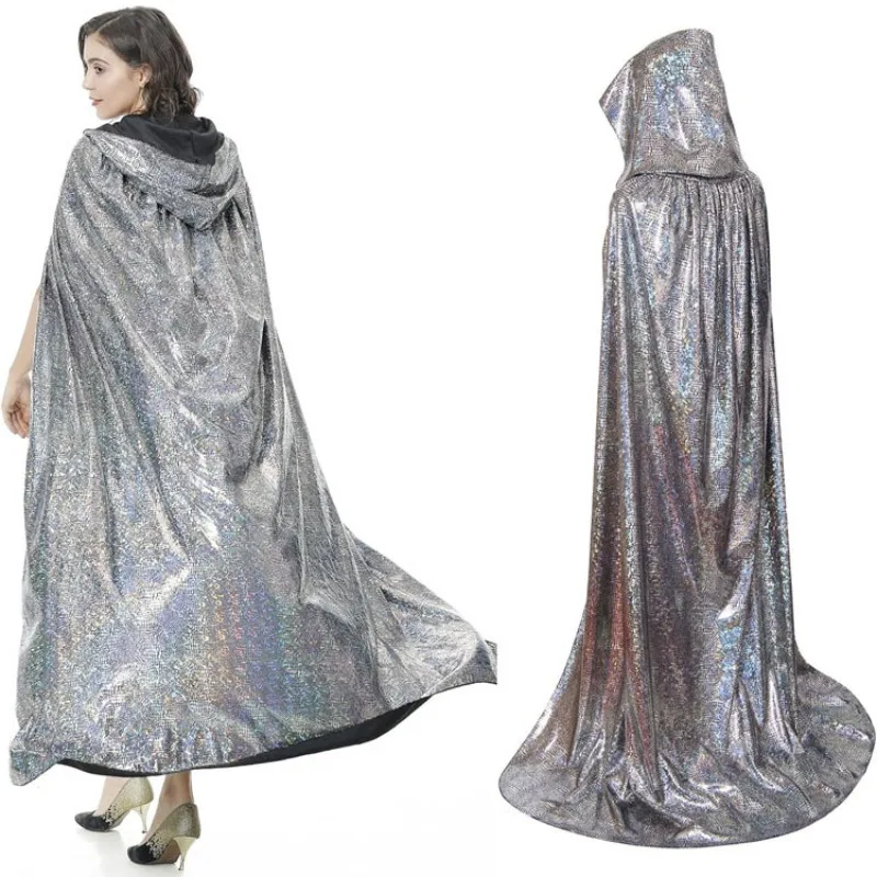 

1pcs Festival Party Role Play Sequin Cape Masquerade Stage Performance Cloak Decorate Costume Accessory