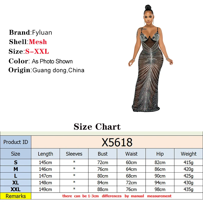 Women Summer Sheer Mesh Crystal Party Dress Celebrities Outifts Sexy SparkleRhinestones Maxi Dress Celebrities Outifts Gown