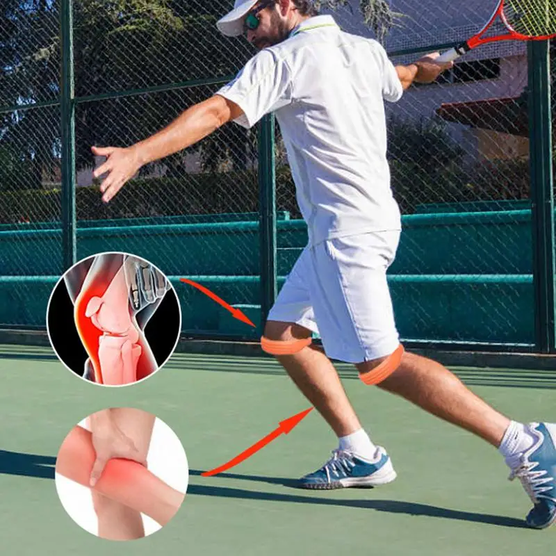 Patella Tendon Knee Strap Soft Anti-Slip Silicone Patella Knee Brace Patella Band Widened Patella Knee Brace 