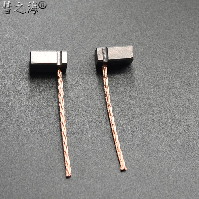 

10PC 902 automotive special material DC motor with slot carbon brush 5.5 * 10.5 * 15 wear resistance support customization