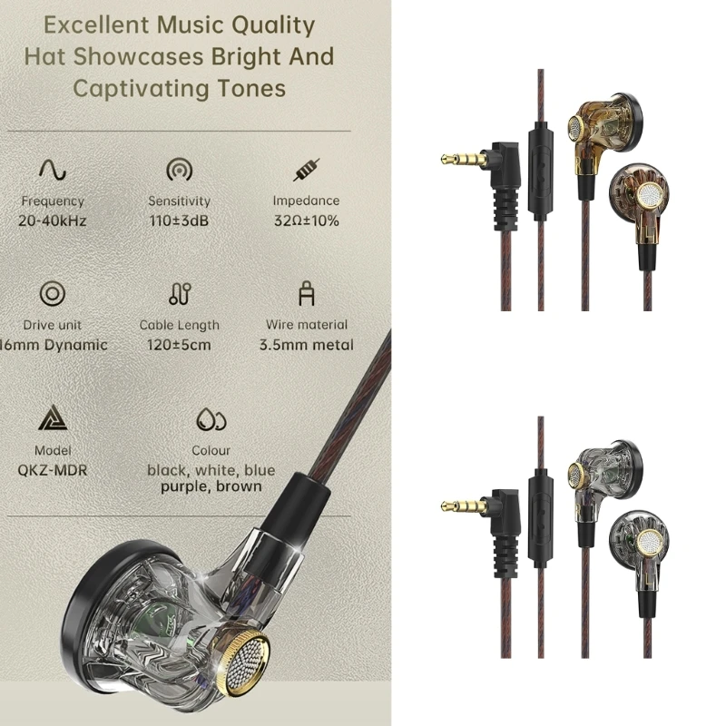 Qkz DM1 Earbuds In … - image
