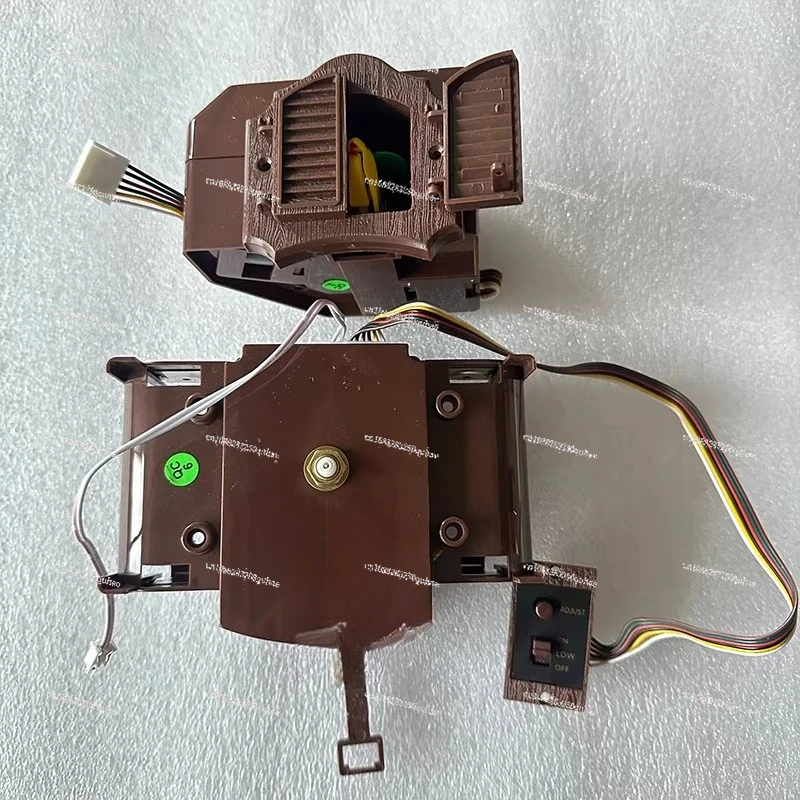 Vintage Cuckoo Clock Movement Multi-Function Wall Clock Mechanism Music Rotating Stage Bird Box Accessories Repair Clocks Parts