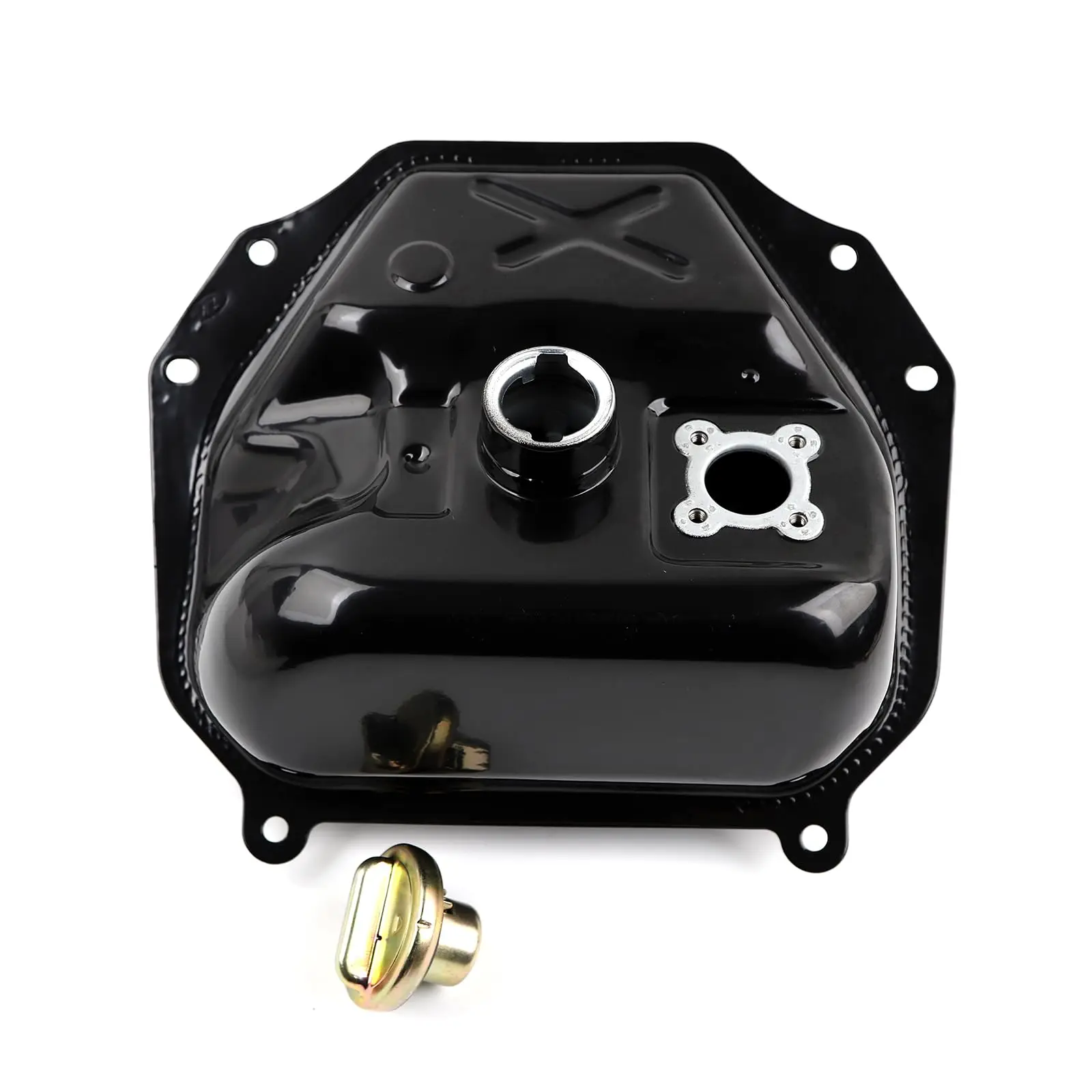 

Motorcycle Gas Fuel Tank Come with Gas Cap in Carbon Steel Material Comaptible with Yamaha Zuma BWS 1TH Generation 2008-2011