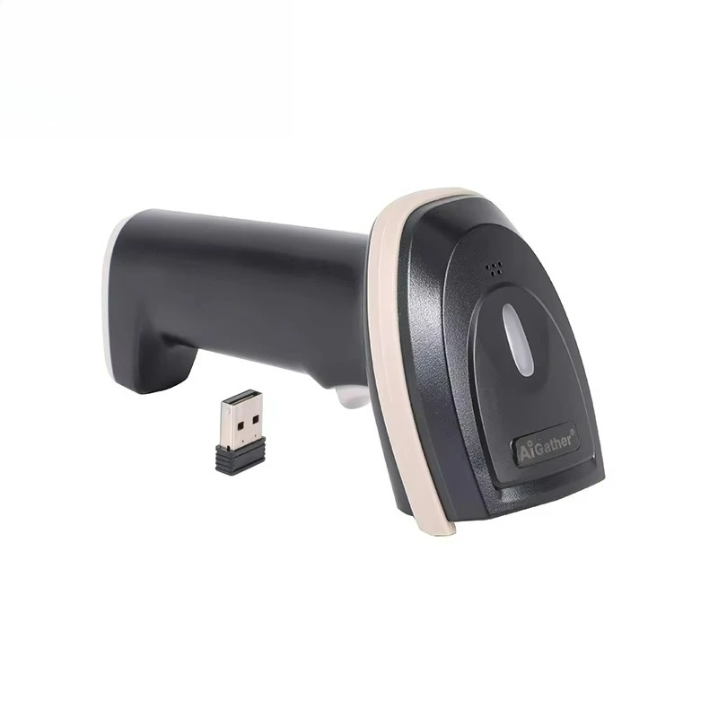 2.4GHz Dongle Wireless 2D Code Barre Scanner BT Handheld 1D 2D USB Bar Code Device