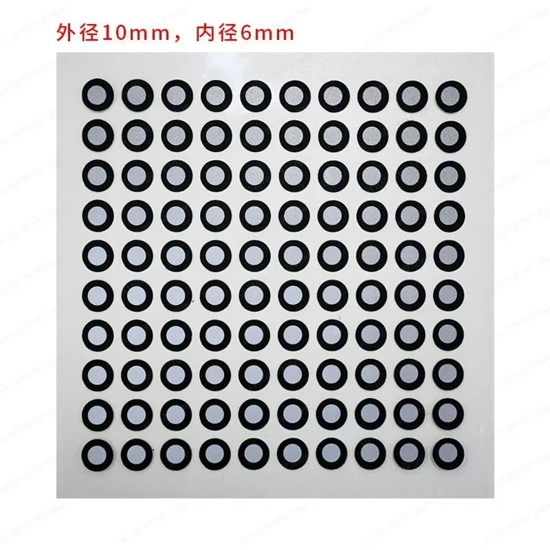 100 points Handheld Laser 3D Scanner 3D Magnetic Marker Reflex Point Marker Points Identify Target Anchor Points 6mmx10mm