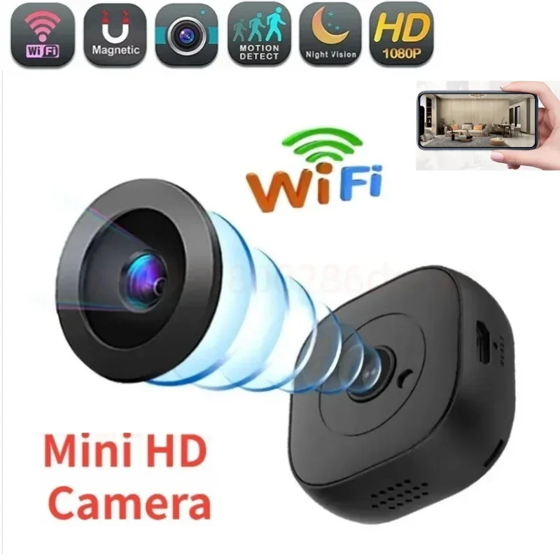 Smart Home HD 1080P Wifi Mini Camera Infrared Night Version Micro Remote Control Motion Sensor Detection Cam Video recorder