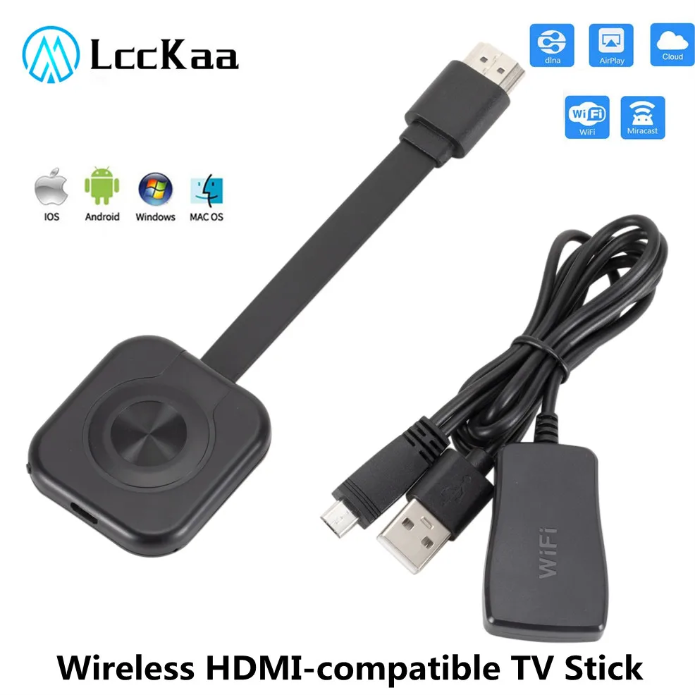 

1080P Wireless HDMI-compatible Dongle TV Stick Mirascreen Miracast Airplay Receiver Wifi Dongle Mirror Screen for IOS Android