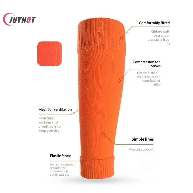 Professional High-quality Soccer Socks Breathable Calf Compression Sleeve For Men Children Running Football Basketball