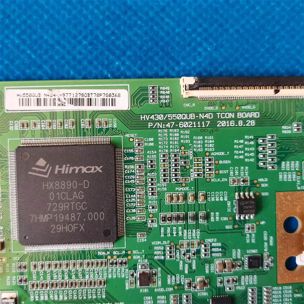 47-6021117 T-CON LVDS Logic board HV430/550QUB-N4D For 55" AKTV5536S K55DLY8US U55CV-UMR 55PUF6092/T3 55PFL5602/F7 55PFL5402/F7A