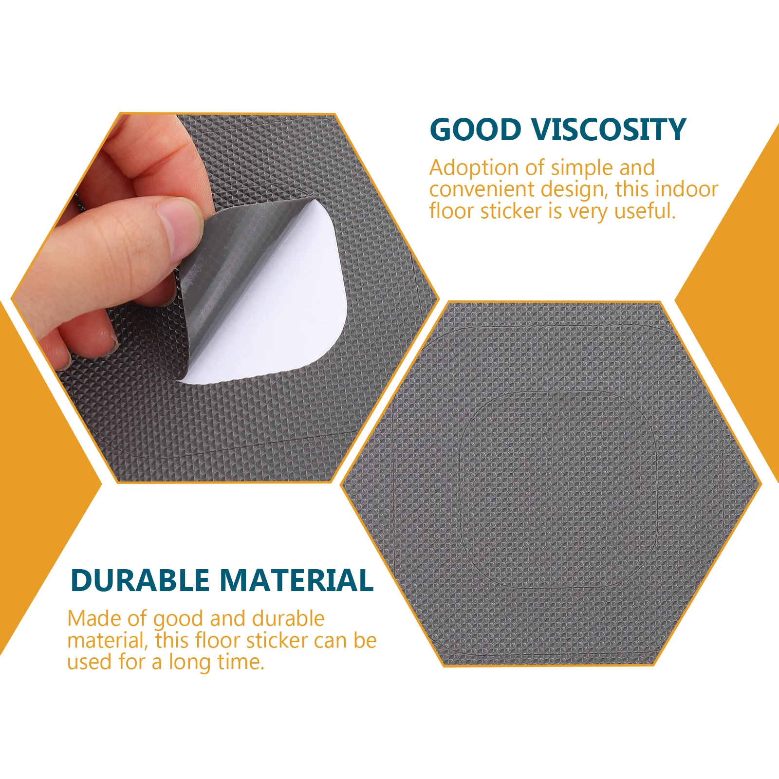 

20Pcs Bathroom Anti Slip Sticker Square Design Non Skid Floor Decals Waterproof Ground Stickers for Bathtub Shower Household