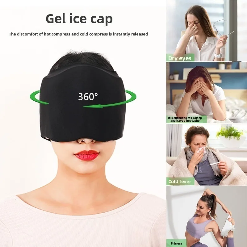 

Summer Cold Compress Hot Compress Solid Gel Hood Physical Cooling Gel Ice Compress Hood Ice Cap
