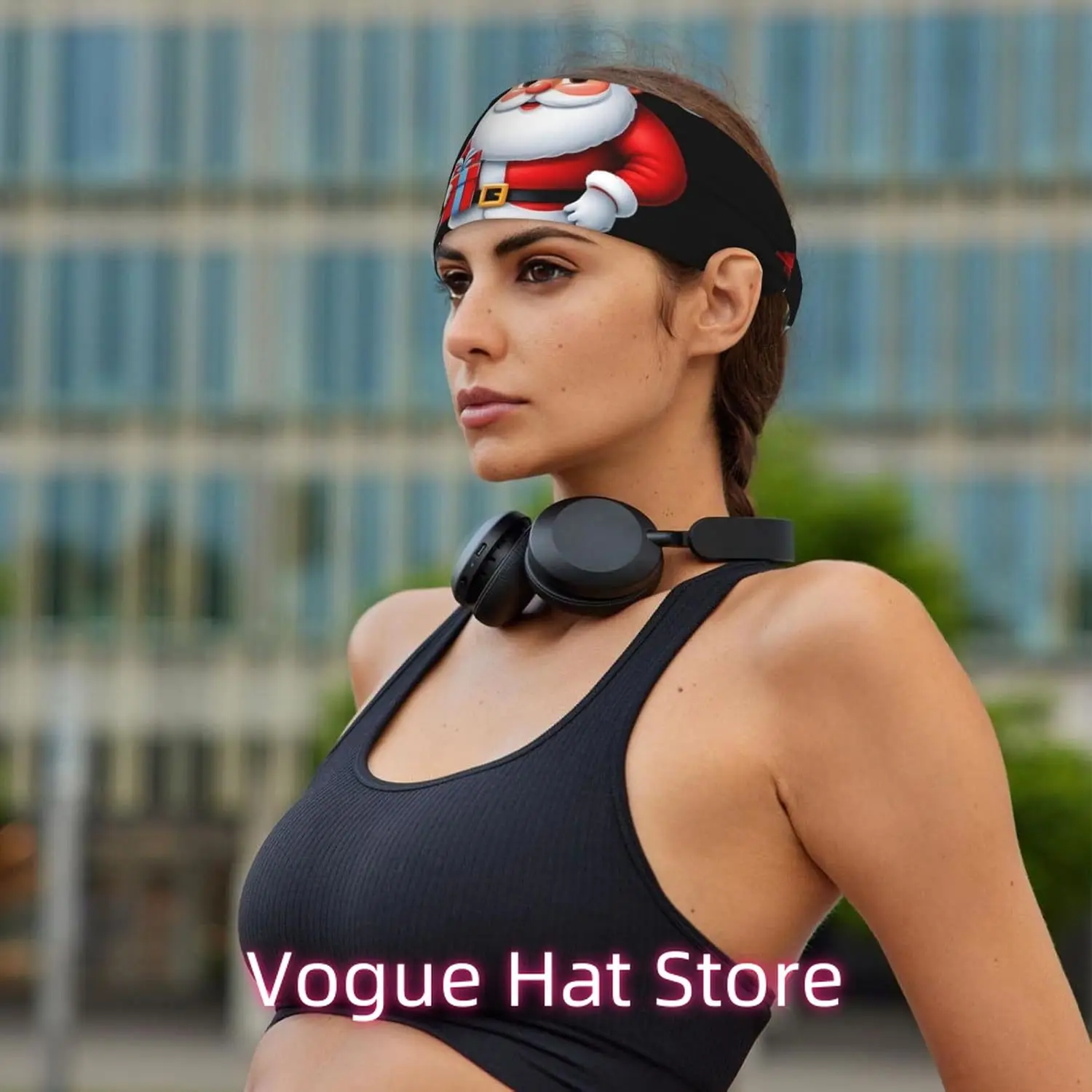 Elastic Exercise Headband - Soft and Breathable Headband for Running, Cycling, Yoga, and More Shining Star Pattern