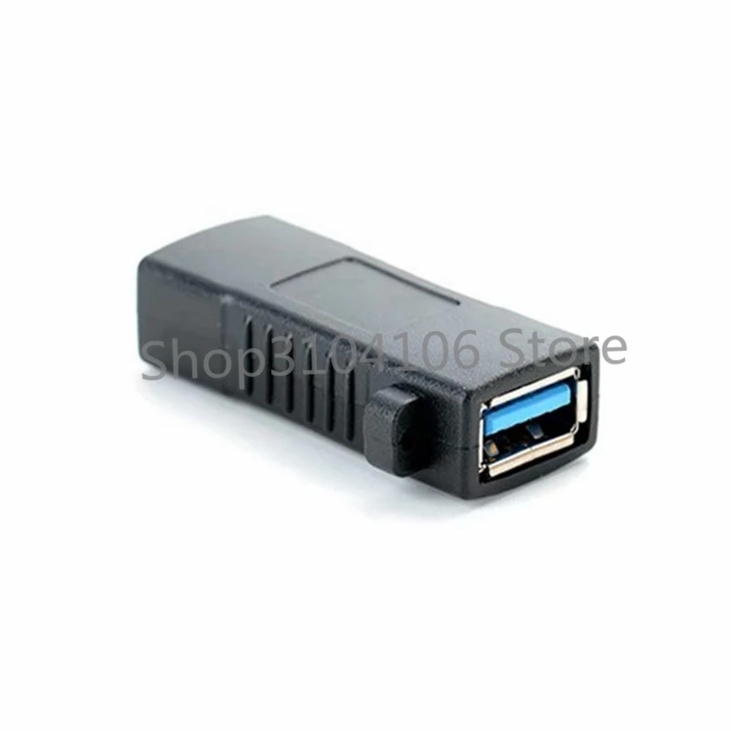 Fêmea para Extensor de Extensão Feminino, Adaptador Acoplador, Panel Mount Holes Connector, USB 3.0, 1Pc