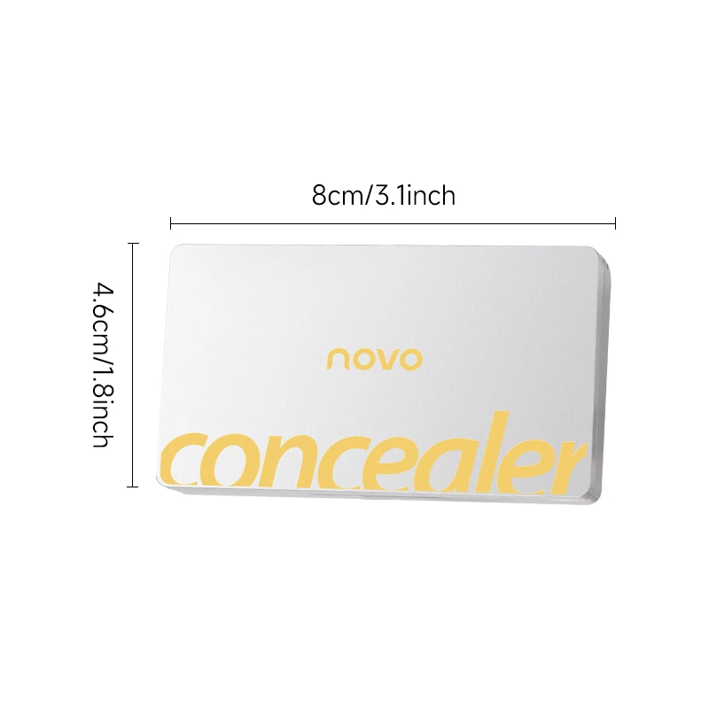 Tavolozza correttore 3 in 1, lunga durata, impermeabile, copertura per occhiaie, marchi,meno tonalità della pelle, vitamina E, per tutti i toni della pelle