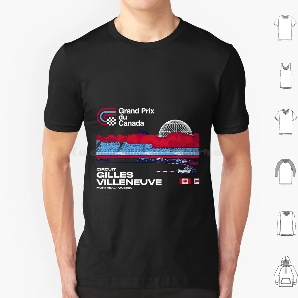 Grand Prix canadien Montréal Canada t-shirt grande taille 100% coton Grand Prix canadien Montréal Canada Canada Grand Prix 2022