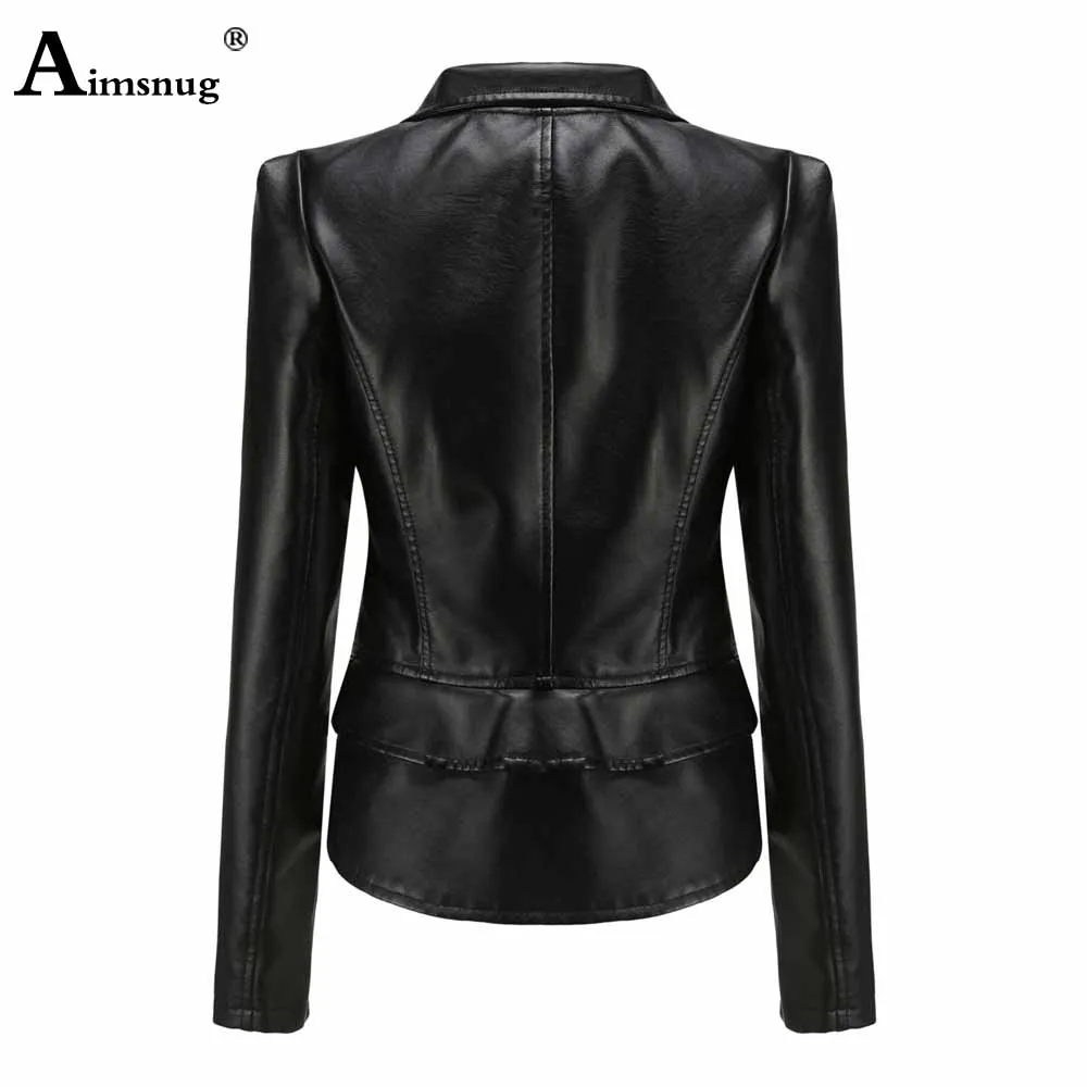 Apricot Faux PU Leather Jacket Women\'s Suede Coat Sexy Tunic Outerwear Zipper Motorcycle Coat 2023 Autumn Fashion Biker Jackets