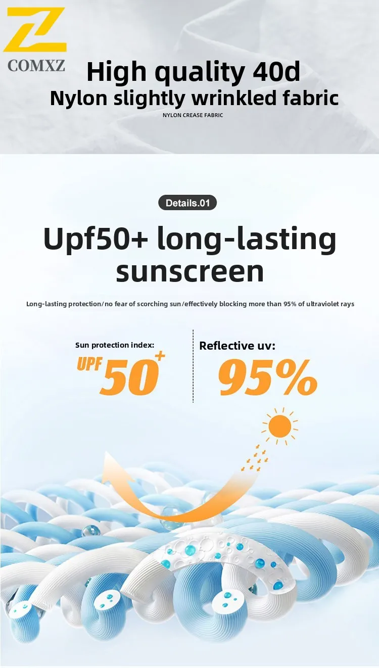 Ice Silk Men Sun Protection Jacket Ultra Light Quick Drying UPF50+UV Resistant Hooded Skin Jacket Outdoor Cycling Camping Jacket