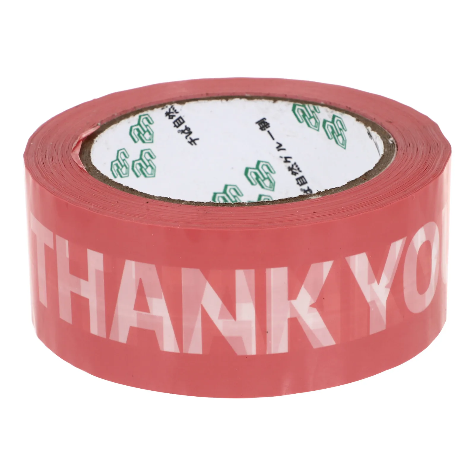 

Pink Sealing Tape for Packing Boxes Decor Holiday Gift Wrapping Plastic Strong Adhesive Thank You
