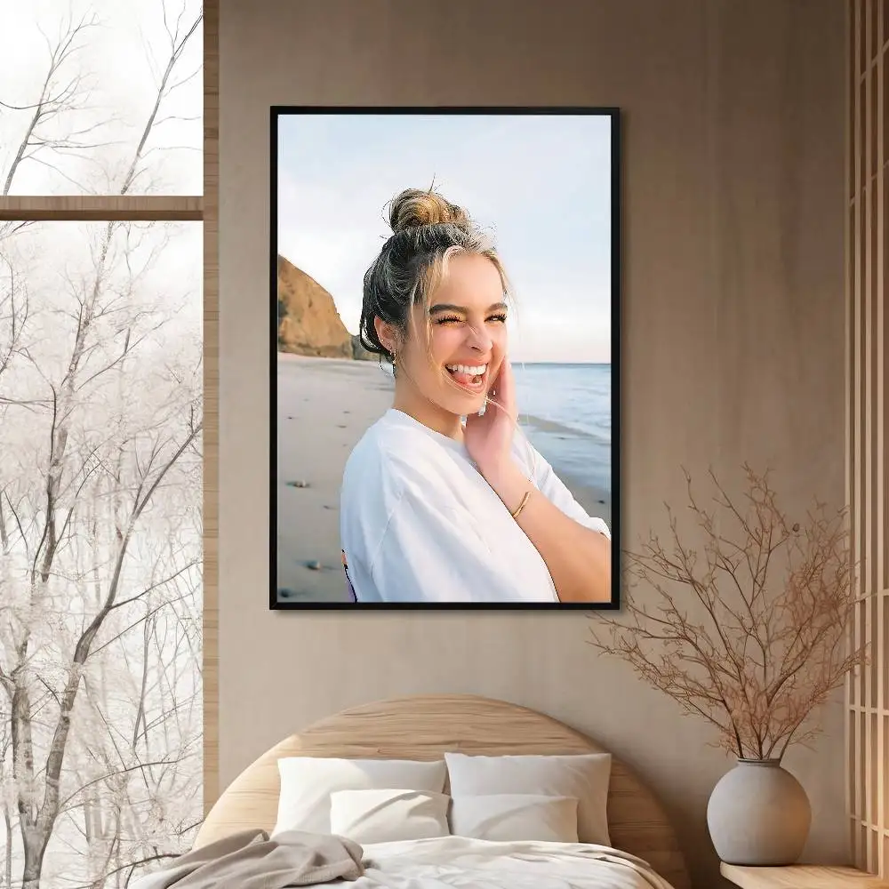 A-Addison Rae Singer Anime Wall Art Canvas Painting Poster For Living Room Home Decor Decoration Picture
