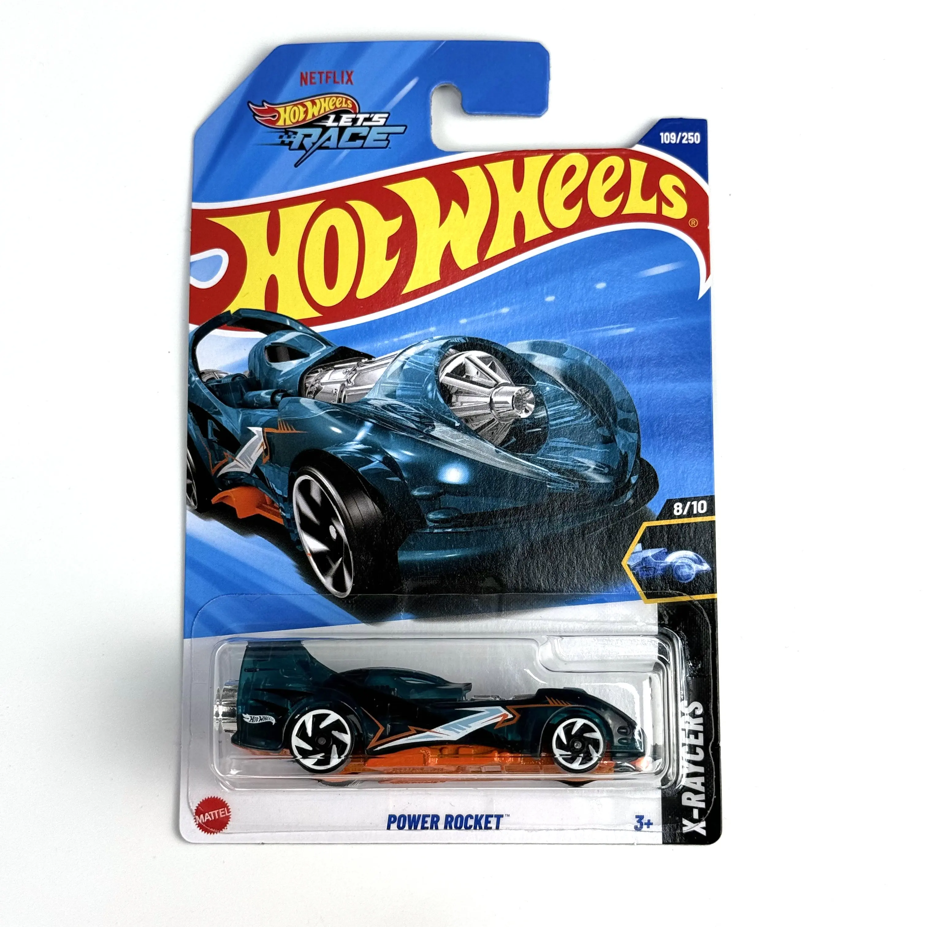 

2025-109 Hot Wheels Cars 2025F POWER ROCKET 1/64 Металлическая литая модель игрушечного транспортного средства
