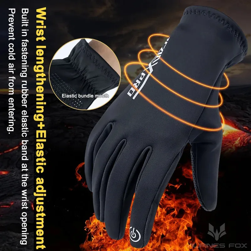 

Зимние мотоциклетные перчатки с сенсорным экраном, водонепроницаемые, ветрозащитные, термостойкие, внутренняя подкладка для снегохода, катания на лыжах, охоты, пешего туризма, мужчин и женщин