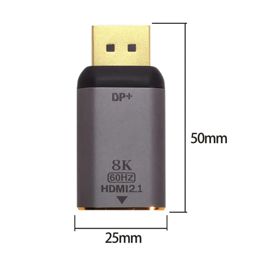 ChenYang CY DP DisplayPort 1.4 Source Male to HDTV 2.0 Display 8K 60hz UHD 4K Female Monitor Connector Adapter