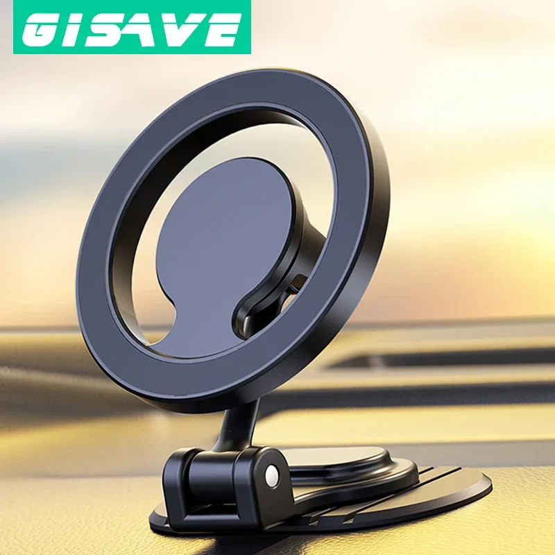 

Car Magnetic Folding Phone Holder 360 Degree Rotation Phone Mount Suction Cup Car Navigation Phone Holder AntiShake Bracket