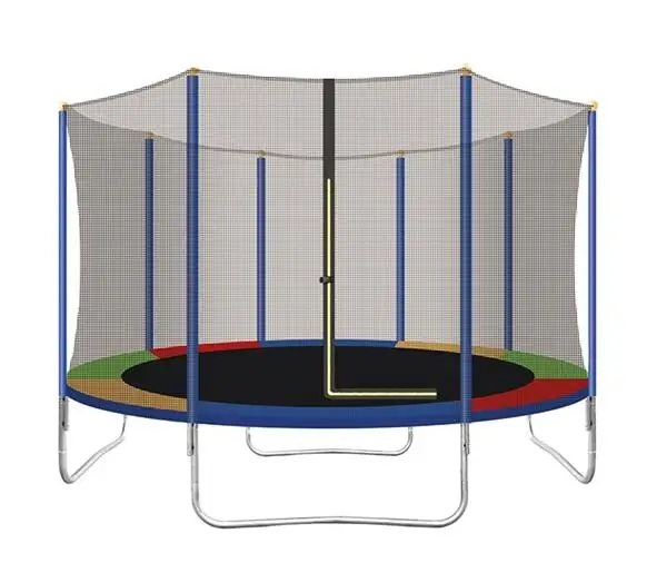 

dn-12ft Round Ordinary Semi-hanging External Net Trampoline With Protective Net for Outdoor Sports！