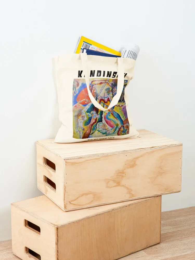 بليد ميت روتم فليك بواسطة فاسيلي كاندينسكي حمل حقيبة لطيف كيس مزموم قابلة لإعادة الاستخدام أكياس البقالة حقيبة حزمة صديقة للبيئة للشاطئ #4