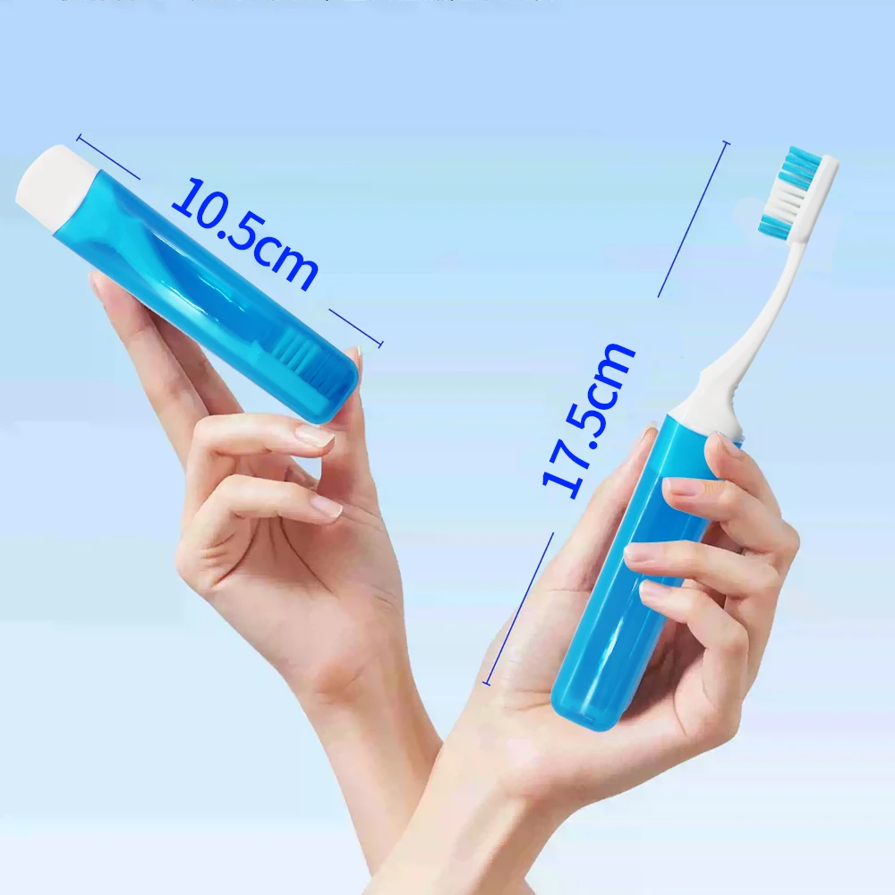

1Pc Travel Toothbrush Outdoor Portable Folding Tooth Brush Traveling Toothbrushes for Adults Teeth Brushes