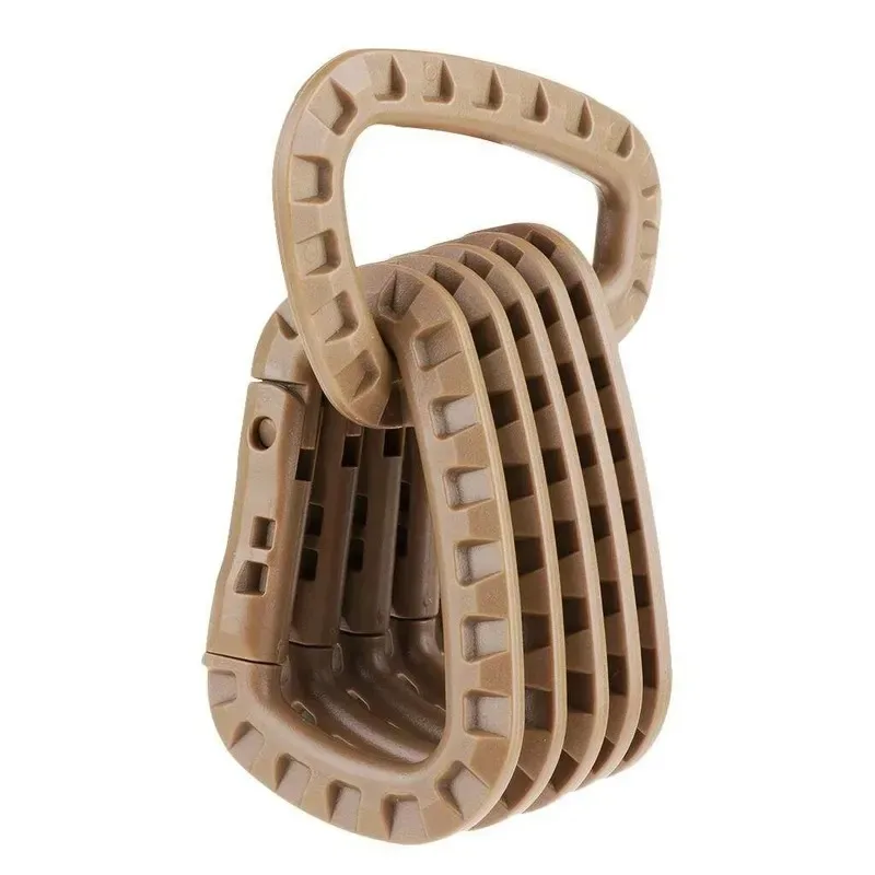 1/2/3/4/5 pièces mousqueton tactique mousqueton mousqueton Clip plastique cadet randonnée Camping