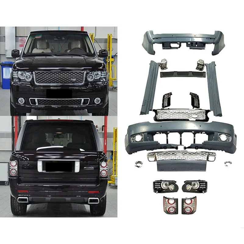 

STLFFor Range Rover Upgraded Genesis Edition 2009-2013 Body Kit Genesis Edition Modified Front Rear Bumper
