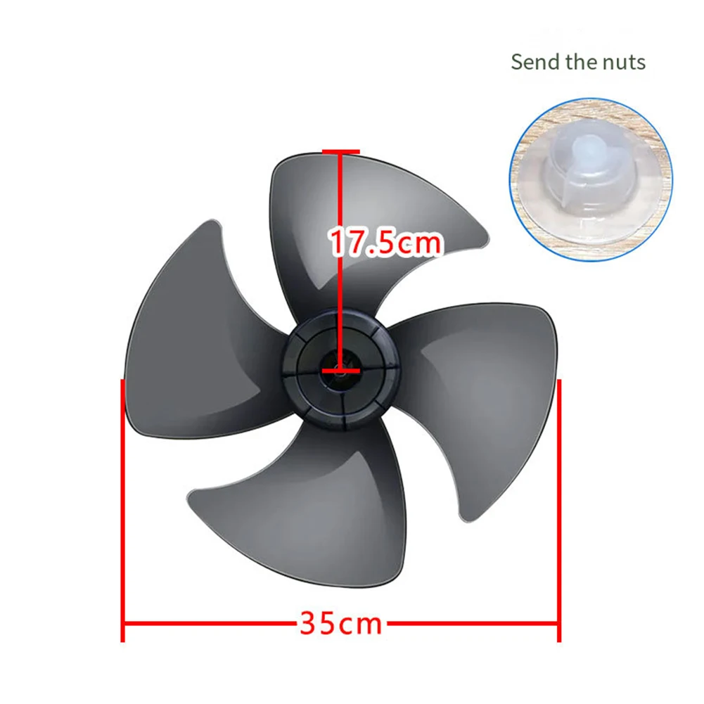 Electric Fan Blades 14 Inch Diameter Replacement 4 Blades for Floor Fans Table Fans Wall Mounted Fans Reliable Material