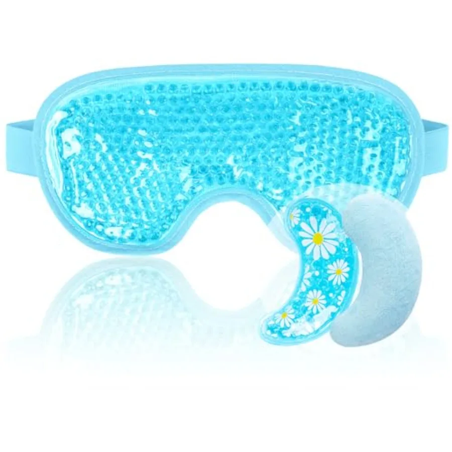 

Cooling Eye Mask for Puffy Eyes, Cold Eye Mask Eye Ice Pack for After Eyes Surgery, Tension Stress Relief, Itchy Eyes, Headache
