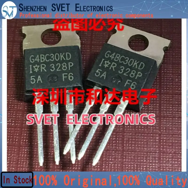 10PCS-50PCS  IRG4BC30KD G4BC30KD  TO-220 600V 16A   Original In Stock Fast shipping