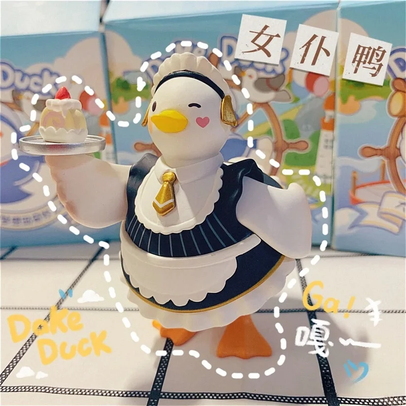 Genuine Dake Duck Dream Island Wonderful Journey Series Cute Confirm Style Animal Anime Figure Decoration Cartoon Toy