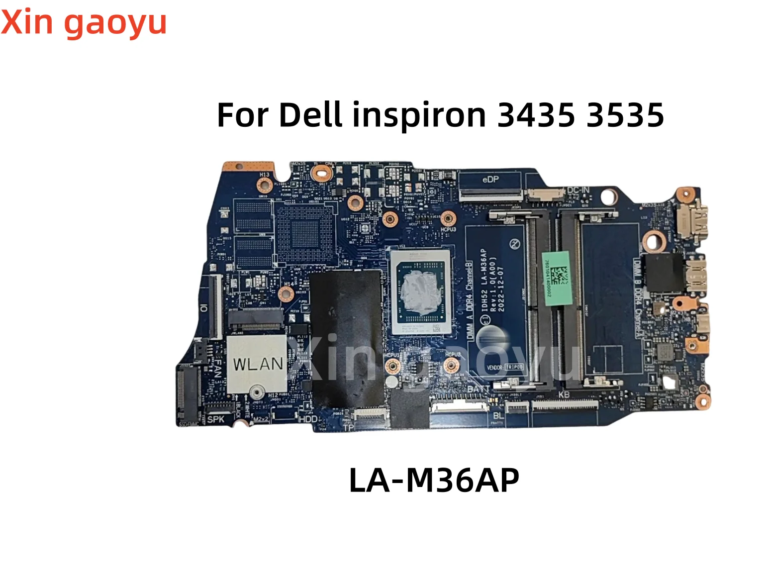 Original For Dell inspiron 3435 3535 Laptop Motherboard.LA-M36AP With R5-7530U 100% perfect testing