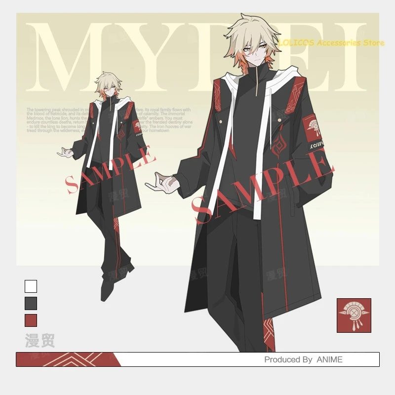 

Mydei Honkai：Star Rail Cosplay Costume Fashion Autumn Wind Coat Hoodies Tops Jacket Pants Outfit Suit Anime Daily Student