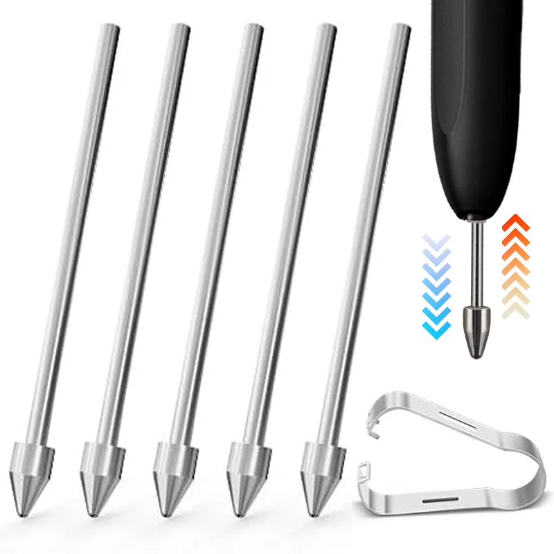 Stylus Pen Replacement Nibs For Samsung Galaxy S Pen Metal Pencil Refill Tips Auxiliary Clip Kit For Samsung S24 Ultra Tab S7 S8