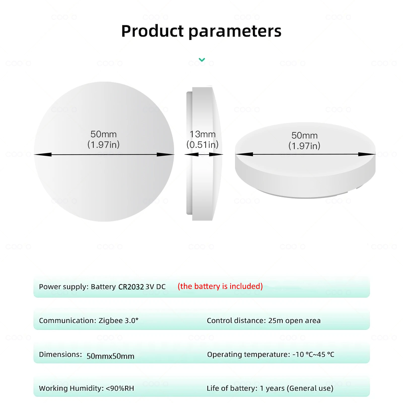 Botón inalámbrico Tuya Zigbee, interruptor de Escena Inteligente, controlador de escenario de automatización, los dispositivos de vida inteligentes necesitan puerta de enlace Zigbee