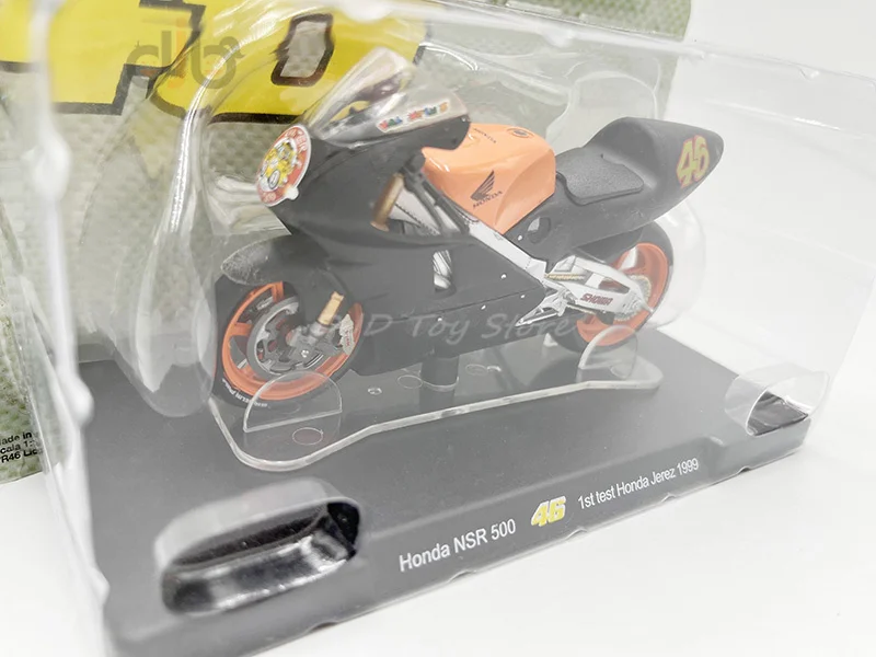 1:18 Diecast Motorcycle Model Toy NSR 500 Sports Racing Bike Miniature Replica Collection