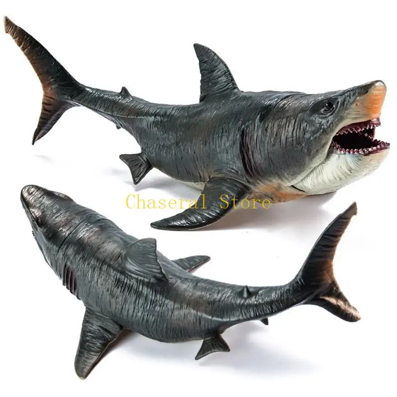E7CE Action Figure Gag Regalo per bambini e adulti Realistico Oceano Megalodon Bambini Bomboniere Giocattoli Forniture creative