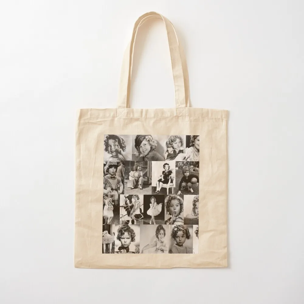 Shirley Temple Collage Tote Bag cute pouch bag shoping bag Shopper great