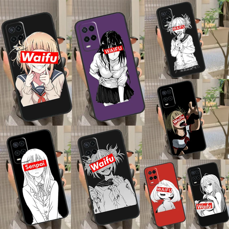 Sugoi Senpai Anime Waifu Case For OPPO A96 A76 A16 A5 A9 A15 A54 A74 A94 A78 A98 A17 A77 A52 A72 A93 A57S A54S A53S